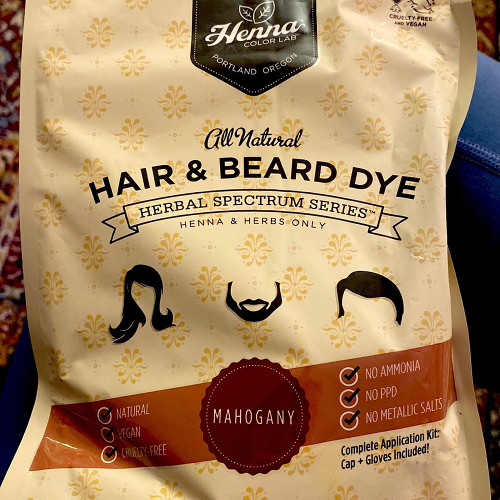 Henna Color Lab All Natural Hair & Beard Dye in Mahogony